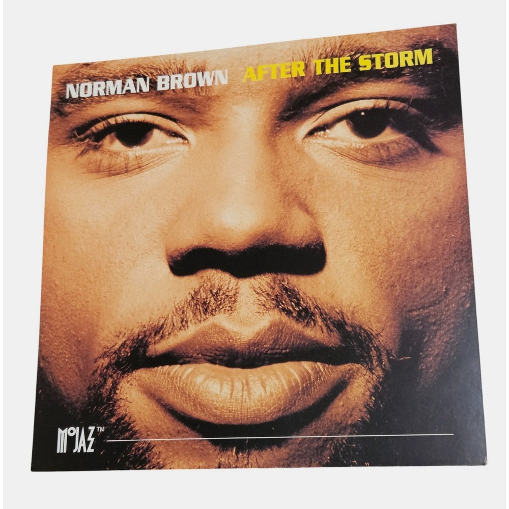 Norman Brown After the Storm 1994 Promo Poster‎ 12x12 Double Sided Mojazz